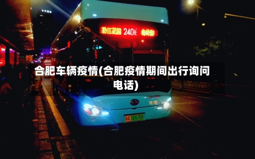 合肥车辆疫情(合肥疫情期间出行询问电话)