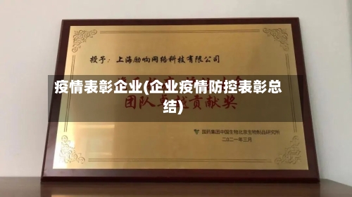 疫情表彰企业(企业疫情防控表彰总结)
