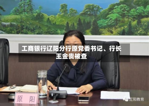 工商银行辽阳分行原党委书记、行长王金贵被查
